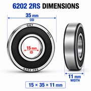 GHT 6202 2RS dimensions image